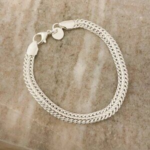 925 Sterling Silver Snake Chain Bracelet 6 MM Bracelet